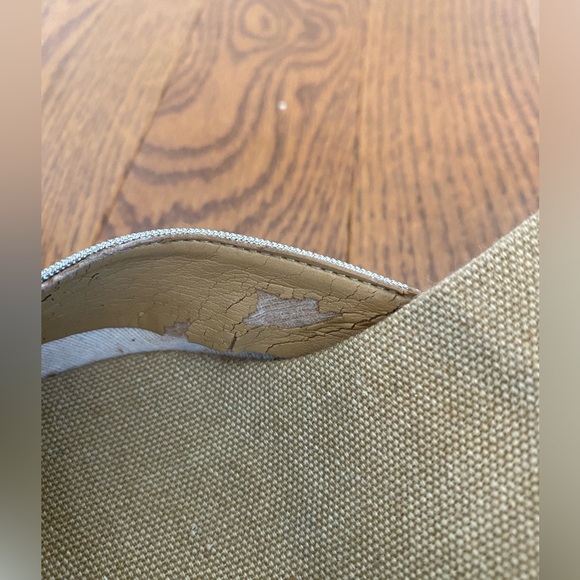 Castaner Spain wedge-heeled espadrilles gold rattan ankle strap Sandals  37 - Picture 10 of 11